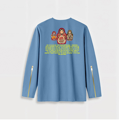 NEWRICH BLUE SWEATSHIRT | TIMM CROODS