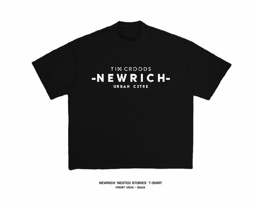 NEWRICH NESTED STORIES T-SHIRT BLACK | TIMM CROODS