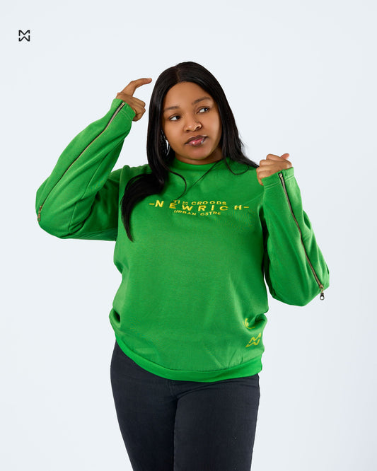 NEWRICH SWEATSHIRT ( GREEN )